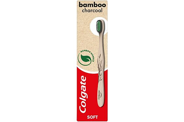 Colgate Bamboo Aktivkohle Zahnbürste Natürlich saubere Zähne